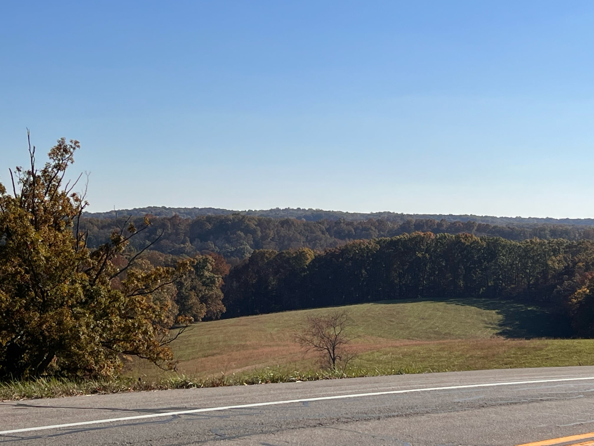 Brown County State Park Overlook from 46