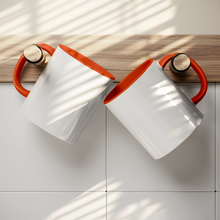 Load image into Gallery viewer, 11oz_Orange_Accent_Mug_Lifestyle_Hanging_Mockup.png_15745772
