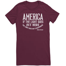 Load image into Gallery viewer, America If The Light Goes Out Here T-Shirt