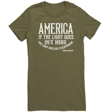 Load image into Gallery viewer, America If The Light Goes Out Here T-Shirt