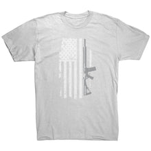 Load image into Gallery viewer, American Flag and Rifle T-Shirt