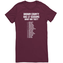 Load image into Gallery viewer, Brown County Has 17 Seasons What Are They T-Shirt