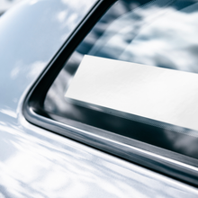 Load image into Gallery viewer, Bumper_Sticker_White_WhiteBumperSticker-CarWindow_Mockup.png_15757652