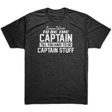 Load image into Gallery viewer, Captain_Stuff_T-Shirt__Funny_Captain_Te_Vintage_Black_Mockup.png_16125579