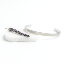 Load image into Gallery viewer, Cuff_Bracelet_Silver_Lifestyle_03_Mockup.png_15757428