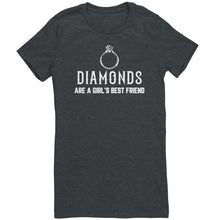 Load image into Gallery viewer, Diamonds Are A Girls Best Friend T-Shirt