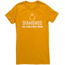 Load image into Gallery viewer, Diamonds Are A Girls Best Friend T-Shirt