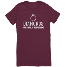 Load image into Gallery viewer, Diamonds Are A Girls Best Friend T-Shirt