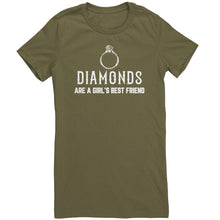 Load image into Gallery viewer, Diamonds Are A Girls Best Friend T-Shirt