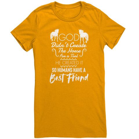 God Didn't Create The Horse For A Tool He Created It So Humans Have A Best Friend