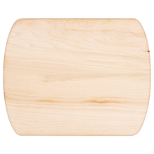 Load image into Gallery viewer, Hardwood_Oval_Cutting_Board_Light_H_Main_Mockup.png_15757535