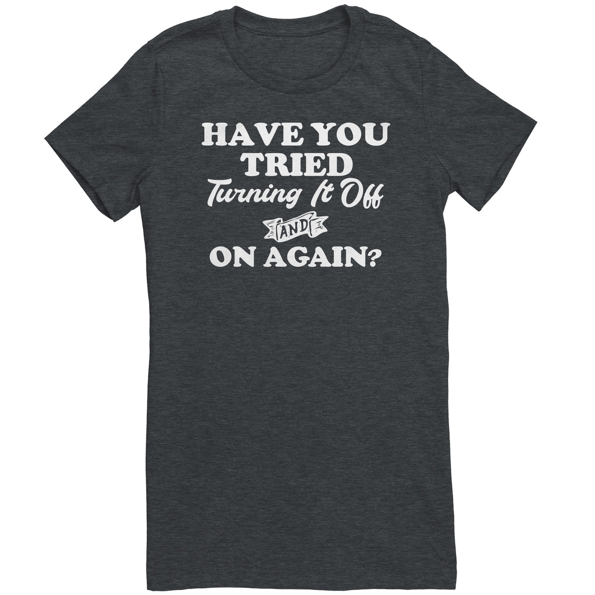 Urban Backwoods T-Shirt Uomo – Have You Tried Turning It Off And On Again? 100% Cotone, Vestibilità Regular - 6