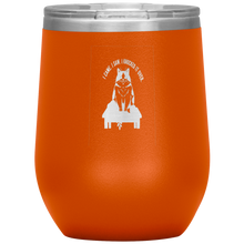 Load image into Gallery viewer, I_Came_I_Saw_I_Knocked_it_Over_12oz_Wine_Tumbler_Orange_Mockup.png_16093096