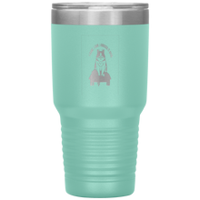 Load image into Gallery viewer, I_came_I_saw_I_knocked_it_over_30oz_Tumbler_Teal_Mockup.png_16101428