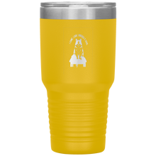 Load image into Gallery viewer, I_came_I_saw_I_knocked_it_over_30oz_Tumbler_Yellow_Mockup.png_16101437