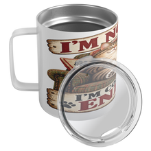 Load image into Gallery viewer, Im_Not_Lazy_Im_Conserving_Energy_Insulated_Mug_LH_Angle_LidOff_Mockup.png_16112973