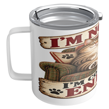 Load image into Gallery viewer, Im_Not_Lazy_Im_Conserving_Energy_Insulated_Mug_LH_Angle_Mockup.png_16112972