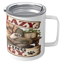 Load image into Gallery viewer, Im_Not_Lazy_Im_Conserving_Energy_Insulated_Mug_RH_Angle_Mockup.png_16112977