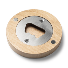 Load image into Gallery viewer, Magnetic_Wooden_Bottle_Opener_Main_Angle_Bottom_Mockup.png_15725595