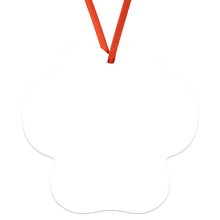 Load image into Gallery viewer, Paw_Print_Ornament_Paw_Main_Ribbon_Mockup.png_15725624