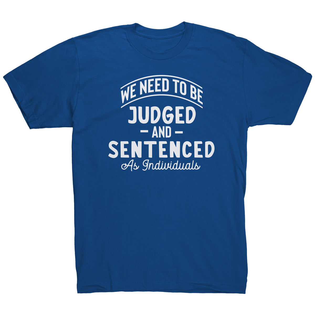 Judged As Individuals T-Shirt | Unisex Statement Tee – Brown 