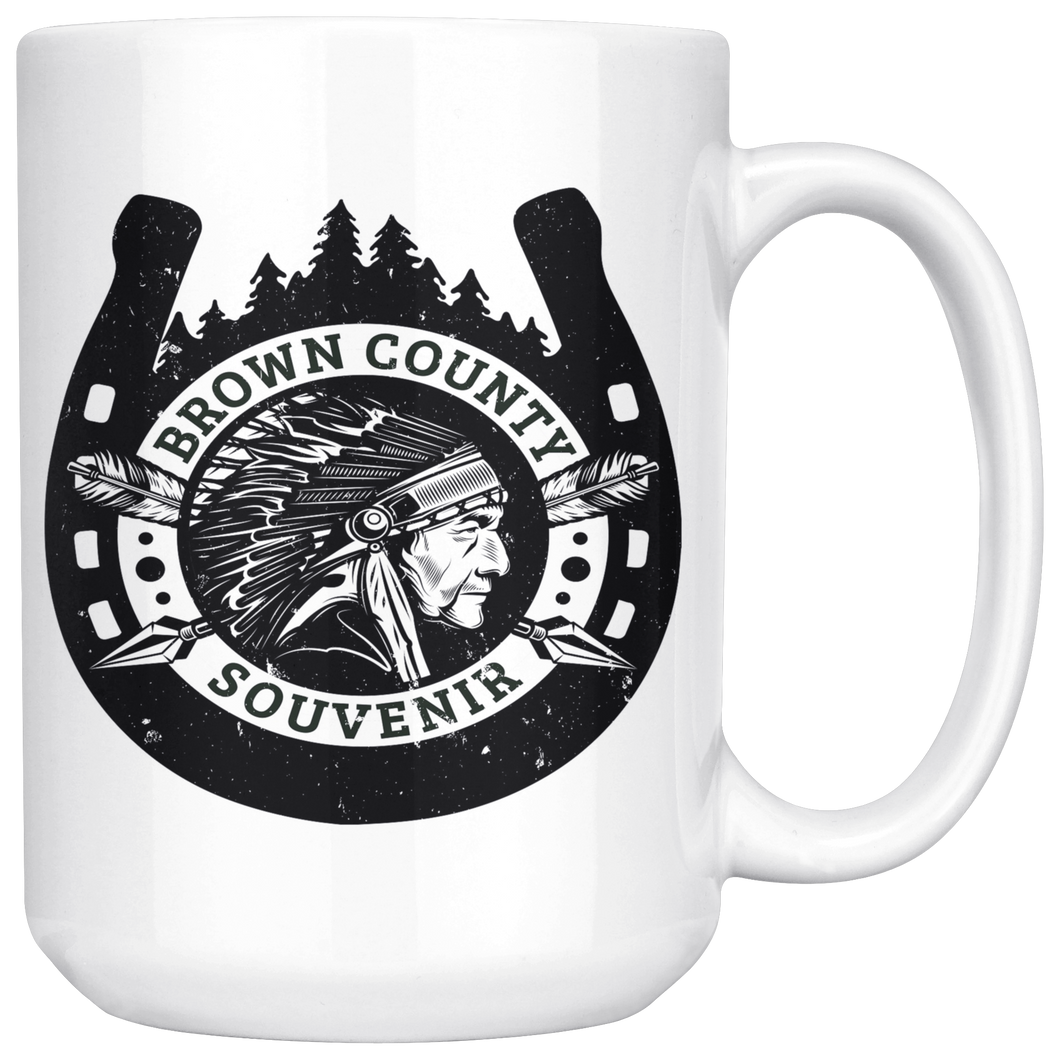 Brown County Souvenir Mug