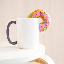 Load image into Gallery viewer, 15oz_Purple_Accent_Mug_Lifestyle_Donut_Mockup.png_15746005
