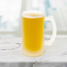 Load image into Gallery viewer, 16oz_Frosted_Beer_Stein_Stein_Filled_RH_Mockup.png_15746072
