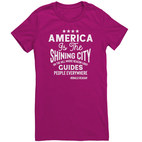 America The Shining City On The Hill T-Shirt
