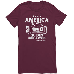 America The Shining City On The Hill T-Shirt