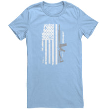 Load image into Gallery viewer, American Flag and Rifle Image
