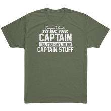 Load image into Gallery viewer, Captain_Stuff_T-Shirt__Funny_Captain_Te_Military_Green_Mockup.png_16125576
