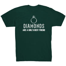 Load image into Gallery viewer, Diamonds Are A Girls Best Friend T-Shirt
