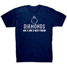 Load image into Gallery viewer, Diamonds Are A Girls Best Friend T-Shirt
