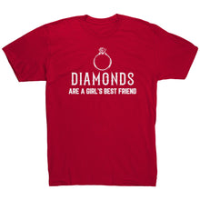 Load image into Gallery viewer, Diamonds Are A Girls Best Friend T-Shirt
