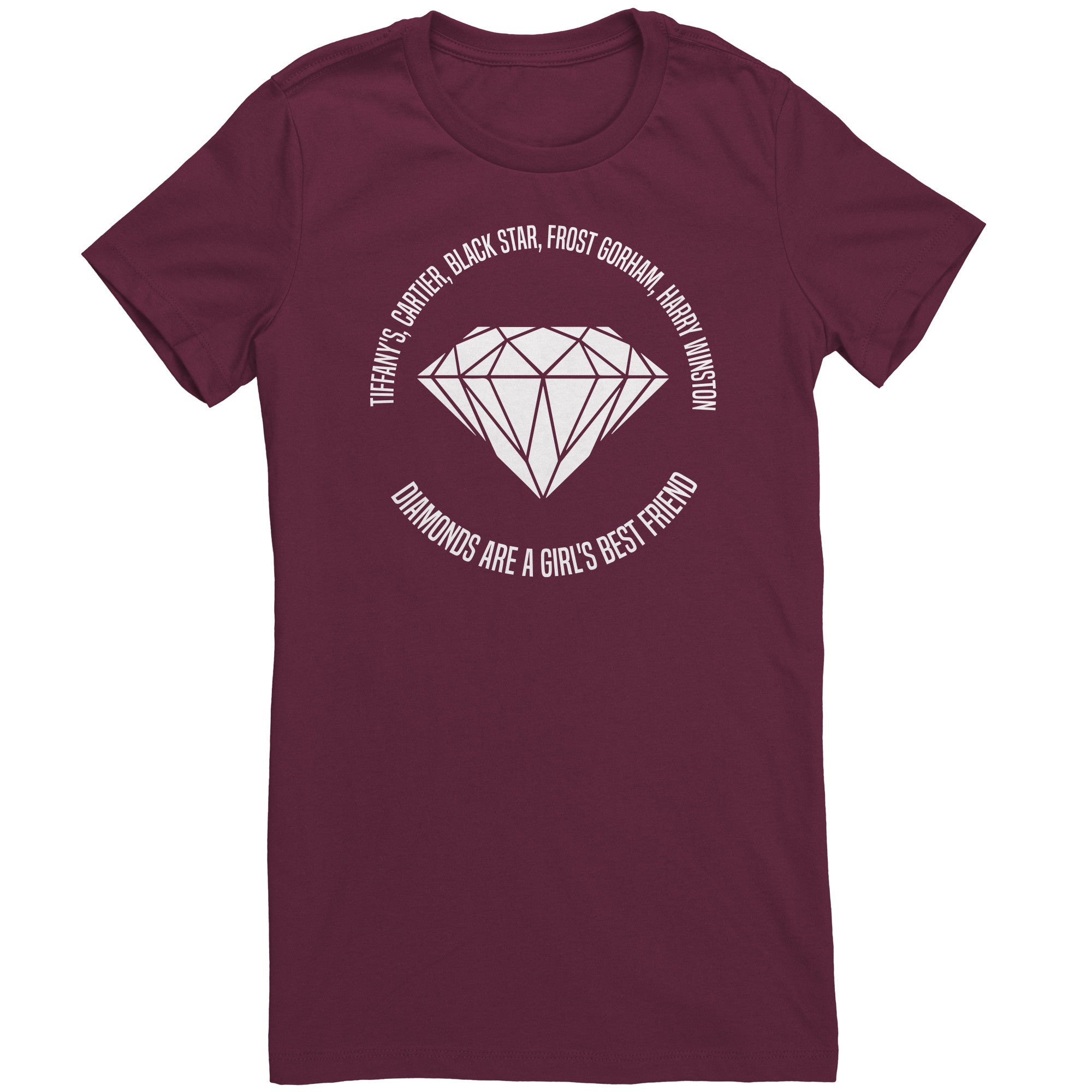 Diamonds Are A Girl's Best Friend T-Shirt | Baseball Shirt