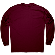 Load image into Gallery viewer, Gildan_Long_Sleeve_Shirt_Maroon_Mockup.png_15734879
