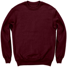 Load image into Gallery viewer, Gildan_Youth_Crewneck_Sweatshirt_Maroon_Mockup.png_15734932
