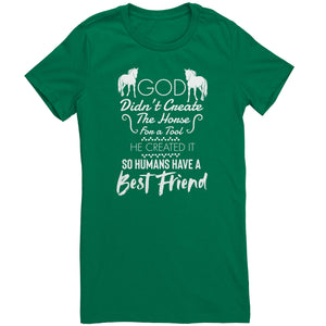 God Didn't Create The Horse For A Tool He Created It So Humans Have A Best Friend