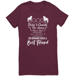 God Didn't Create The Horse For A Tool He Created It So Humans Have A Best Friend