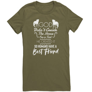 God Didn't Create The Horse For A Tool He Created It So Humans Have A Best Friend
