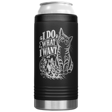 Load image into Gallery viewer, I_Do_What_I_Want_12oz_Koozie_Main_Black_Mockup.png_16112216
