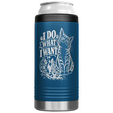 Load image into Gallery viewer, I_Do_What_I_Want_12oz_Koozie_Main_Blue_Mockup.png_16112217
