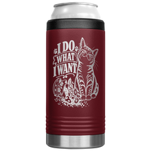 Load image into Gallery viewer, I_Do_What_I_Want_12oz_Koozie_Main_Maroon_Mockup.png_16112230
