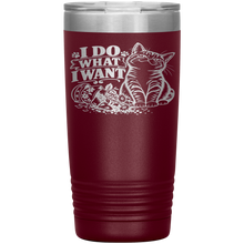 Load image into Gallery viewer, I_Do_What_I_Want_20oz_Tumbler_Maroon_Mockup.png_16112572
