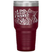 Load image into Gallery viewer, I_Do_What_I_Want_30oz_Tumbler_Maroon_Mockup.png_16112655
