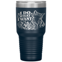 Load image into Gallery viewer, I_Do_What_I_Want_30oz_Tumbler_Navy_Mockup.png_16112656

