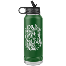 Load image into Gallery viewer, I_Do_What_I_Want_WB_Tumbler_Green_Mockup.png_16112661
