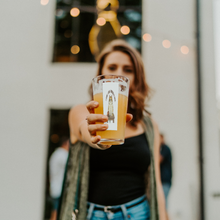 Load image into Gallery viewer, I_came_I_saw_I_knocked_it_over_Pint_Glass_Model_Lifestyle_Mockup.png_16101491
