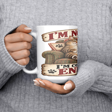 Load image into Gallery viewer, Im_Not_Lazy_Im_Conserving_Energy_15ozWhiteMugLifestyleLHChest_Mockup.png_16113410

